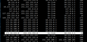 Rota Estática no Windows